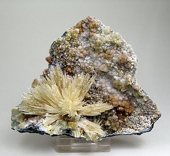 Aragonite with Calcite.