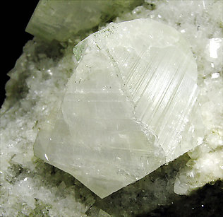 Orthoclase (variety adularia) with Clinochlore. 