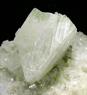 Orthoclase (variety adularia) with Clinochlore. 