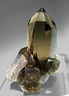 Quartz (variety smoky). 