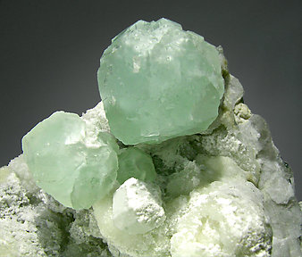 Fluorite with Quartz. 