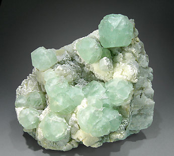 Fluorite with Quartz.