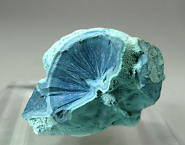 Plancheite with Chrysocolla. 