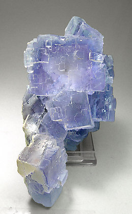 Fluorite with Quartz. Side