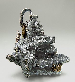 Silver with Acanthite. Rear