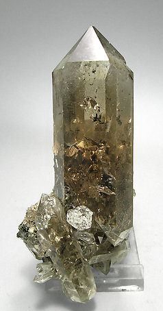 Smoky Quartz doubly terminated. Front