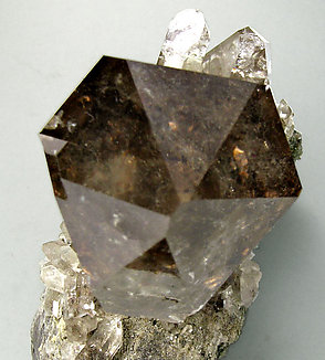 Smoky Quartz doubly terminated. Top