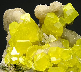 Sulphur with Calcite. 