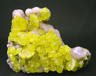 Sulphur with Calcite. 