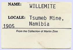 Willemite with Dolomite