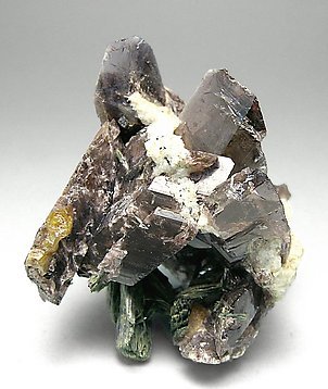 Axinite-(Fe) with Amphibole. Front