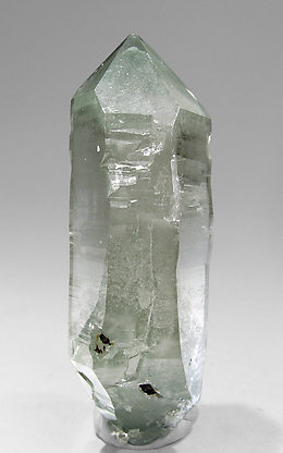 Doubly terminated Quartz with Chlorite. Front