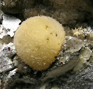 Ferrierite with Calcite and Mordenite. 