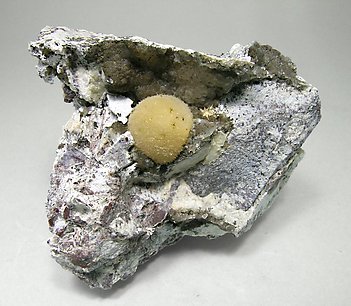 Ferrierite with Calcite and Mordenite. 