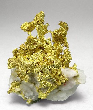 Gold with Quartz. Front