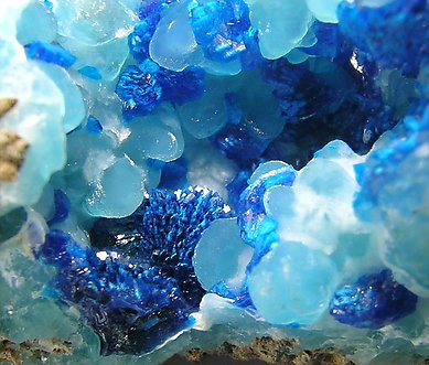 Veszelyite with Hemimorphite. 