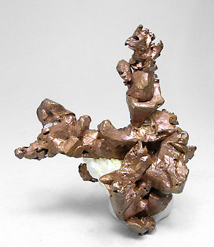 Cobre con Calcita. Vista frontal