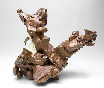 Cobre con Calcita. Vista lateral