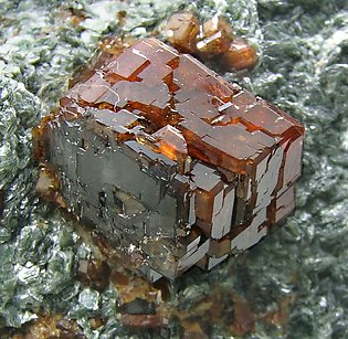 Grossular with Chlorite. 