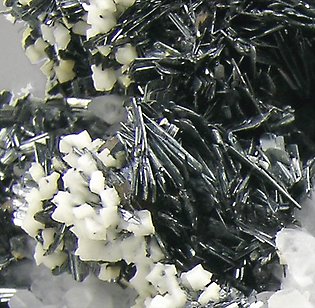 Chalcostibite with Quartz and Dolomite. 