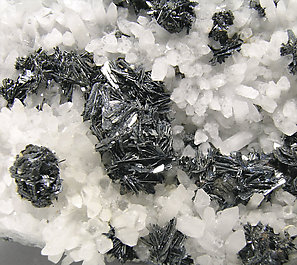 Chalcostibite with Quartz and Dolomite. 