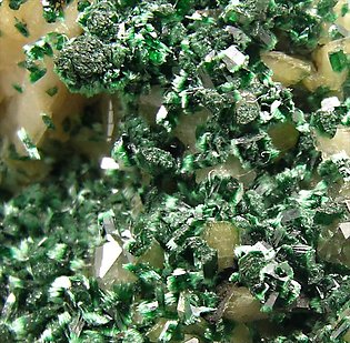 Malachite with Dolomite. 