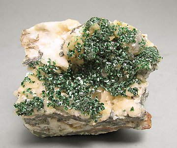 Malachite with Dolomite.