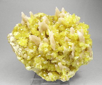 Sulphur with Calcite.