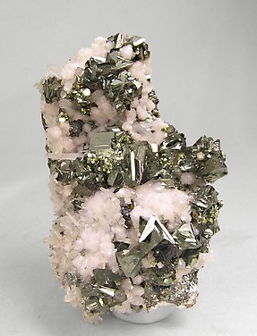 Tetrahedrite with Rhodochrosite and Quartz.