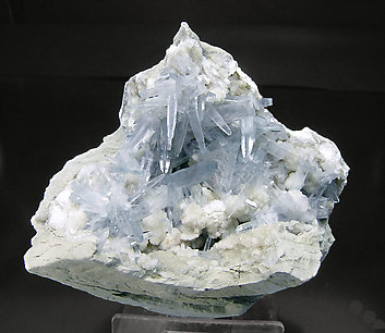 Celestine with Calcite. 