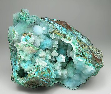 Chrysocolla with Quartz.