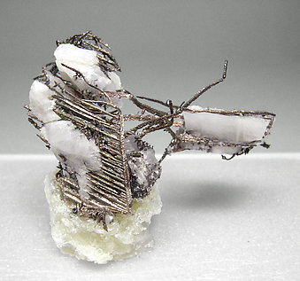 Silver with Calcite.