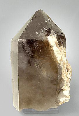 Smoky Quartz with Microcline. Side