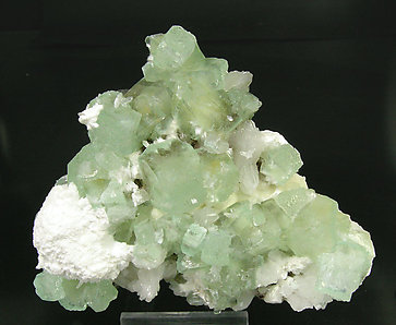 Fluorapophyllite-(K) with Stilbite-Ca and Okenite. 
