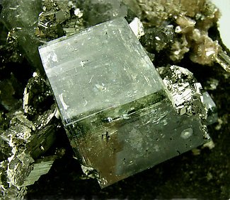 Fluorapatite with Arsenopyrite and Schorl-Dravite. 