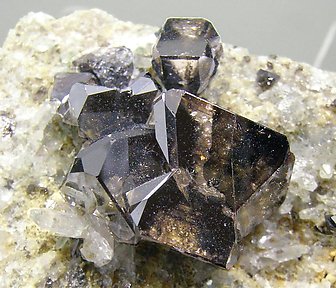 Cassiterite with Quartz. 