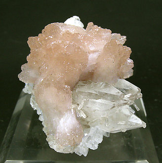 Olmiite with Calcite. Front