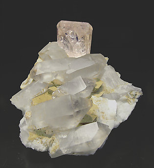 Topaz with Quartz and Mica.