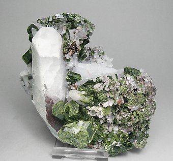 Epidote with Quartz and Andradite.