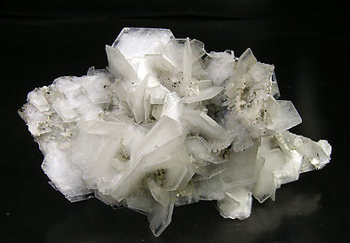 Calcite with Pyrite.