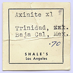 Axinite-(Fe)