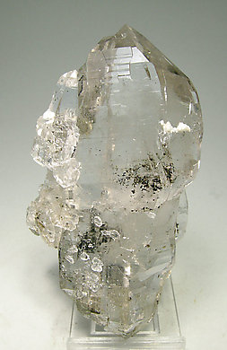 Doubly terminated Quartz with inclusions. Rear
