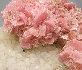 Rhodochrosite with Quartz. 