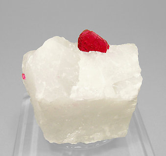 Twinned Spinel with Calcite. 