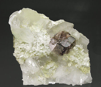 Axinite-(Fe) with Quartz. 