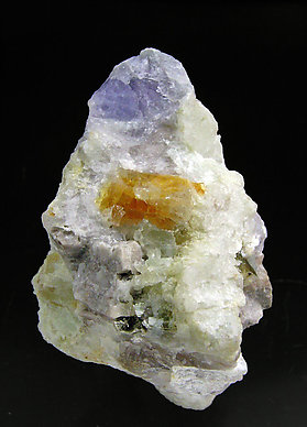 Johachidolite with Quartz, Sodalite (Hackmanite) and Muscovite. 