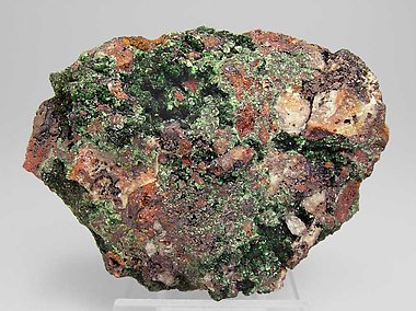 Chalcosiderite with Quartz.