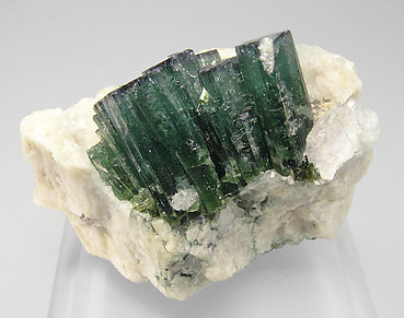 Elbaite with Albite and Muscovite.