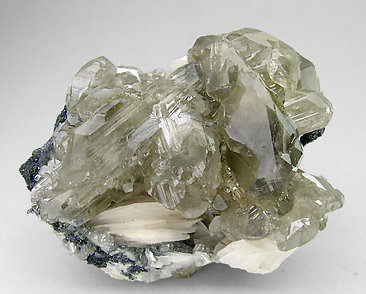 Twinned Cerussite with Baryte. 