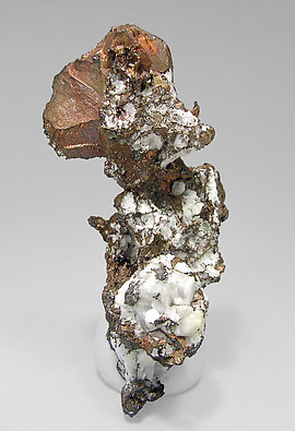 Copper with Calcite. Rear